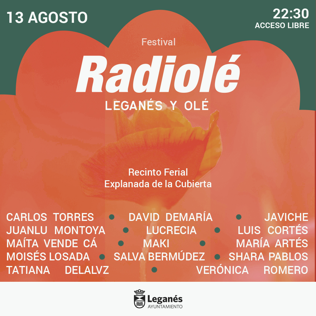 Cartel de artistas Leganés y Olé